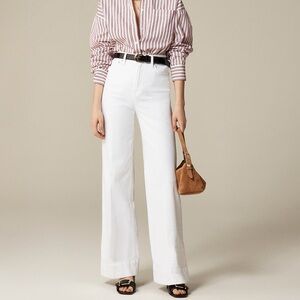 J. Crew High-rise denim trouser jean